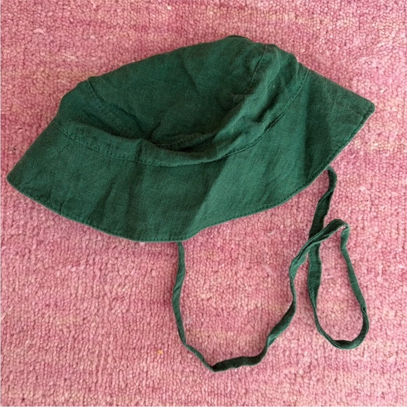 Mabo baby 6m linen green Bucket Hat - Picture 8 of 9